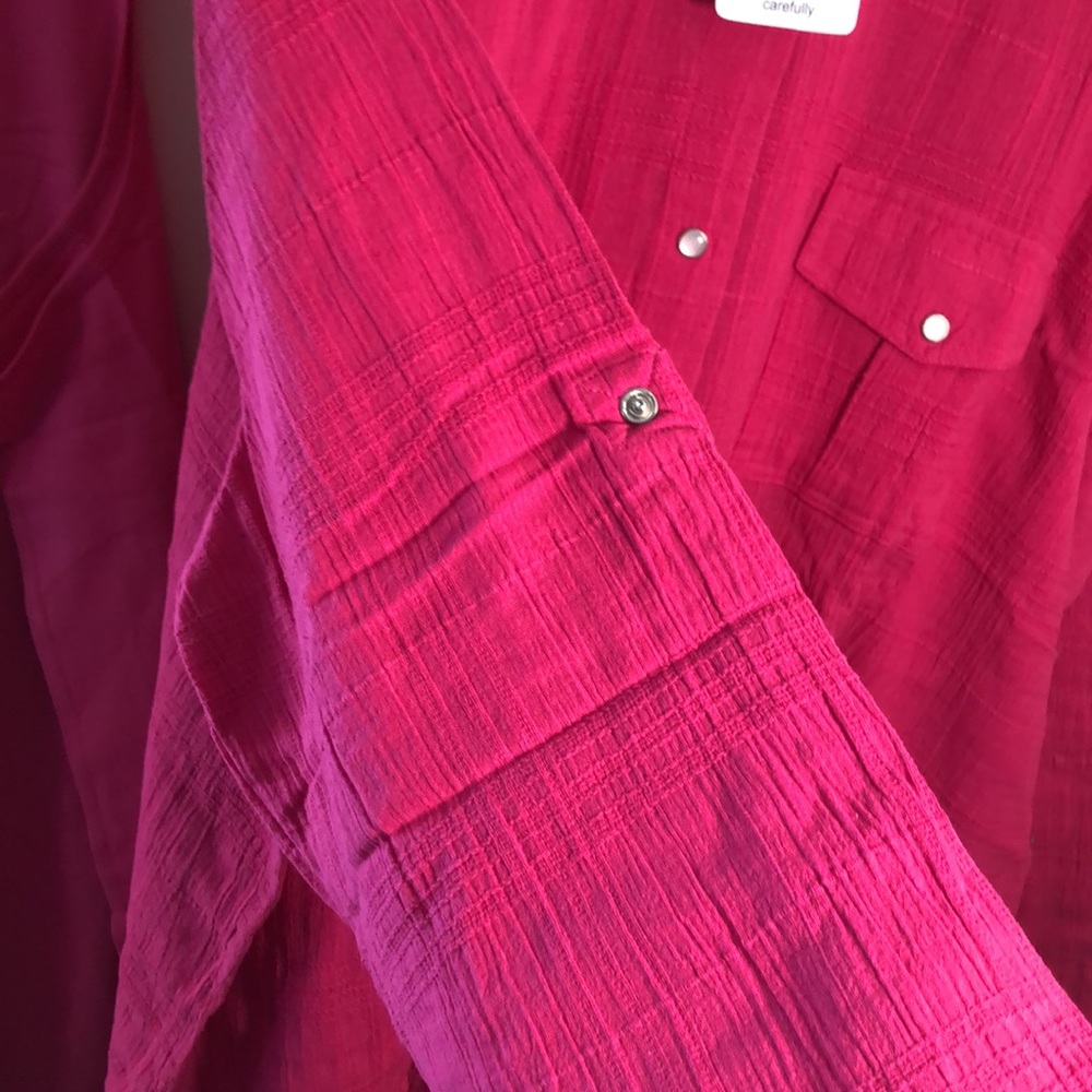 NWOT Woman Within plus size jacket and cami hot pink - Picture 5 of 6